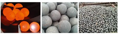 Boules roulantes de broyage